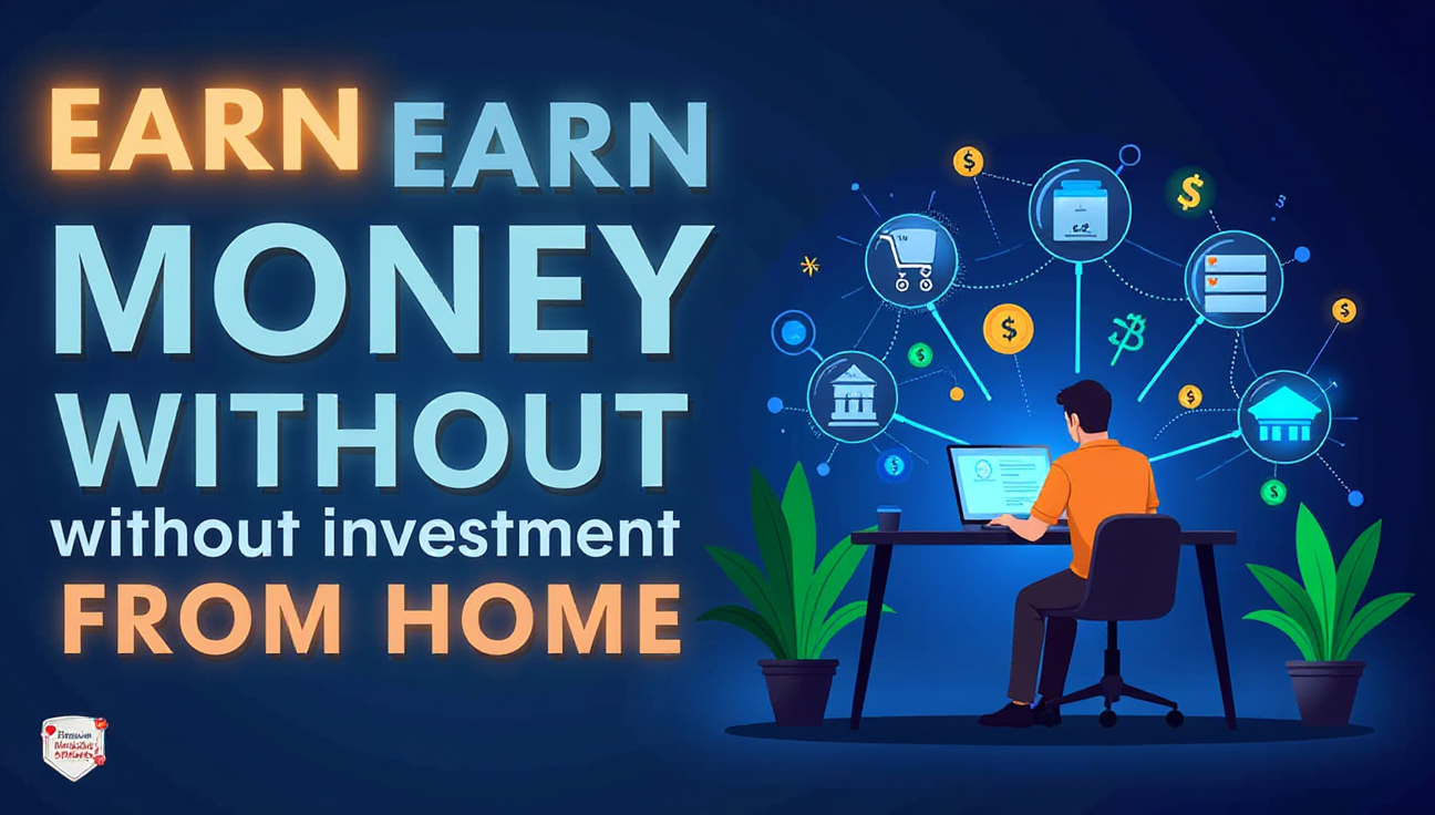 Earn Money online without investment from Home